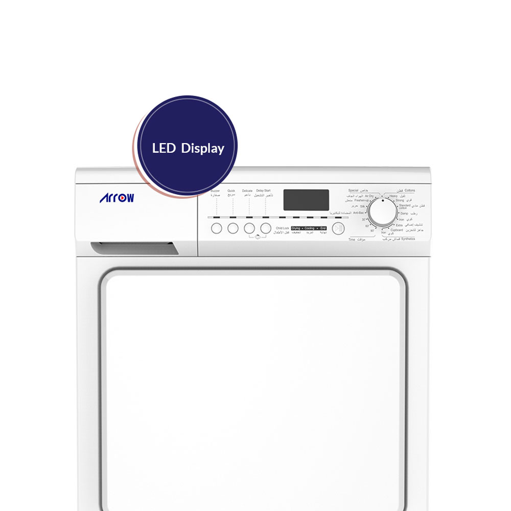 Arrow Clothes Dryer Condenser type 8 Kg, RO-08GDC