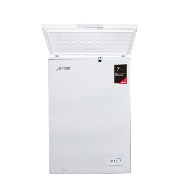 Arrow Chest Freezer 3.5 CU.FT, 100 Liters ,White RO-160F