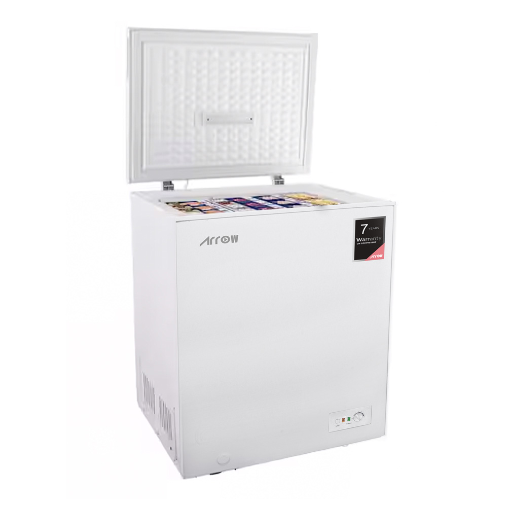 Arrow Chest Freezer 3.5 CU.FT, 100 Liters ,White RO-160F