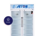 ARROW COMMERCIAL REFRIGERATOR, 21.8 CU.FT, 618L  Manual Defrosting, White color | RO-650SCK