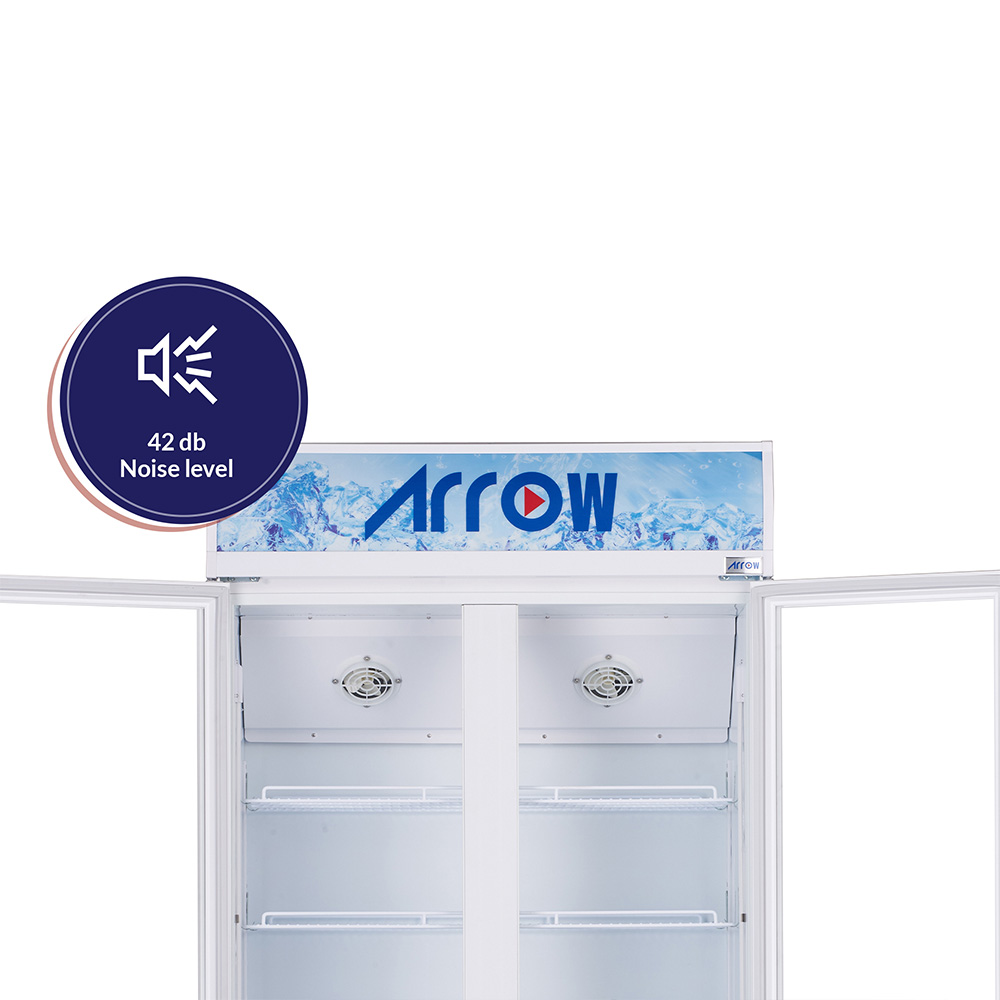 ARROW COMMERCIAL REFRIGERATOR, 21.8 CU.FT, 618L  Manual Defrosting, White color | RO-650SCK