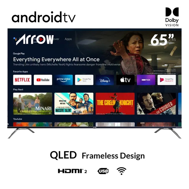 ARRQW 65 4K SMART QLED TV, RO-65LCQ-11