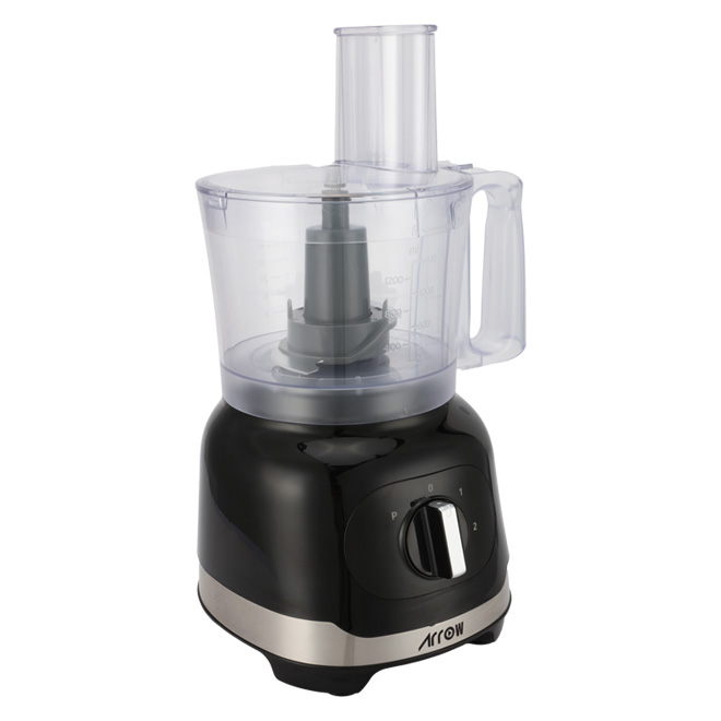 RO-07FPD, ARROW FOOD PROCESSOR, BOWL 2.4L, BLACK+ DARK GREY COLOR 