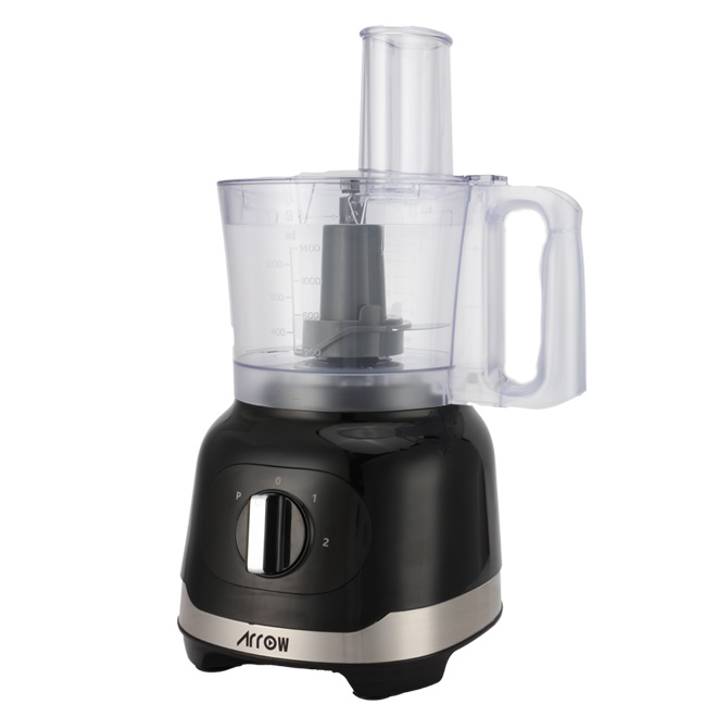 RO-07FPD, ARROW FOOD PROCESSOR, BOWL 2.4L, BLACK+ DARK GREY COLOR 