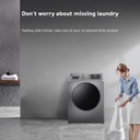 RO-09FWTS-01, ARROW FRONT LOAD WASHING MACHINE 8KG, SILVER COLOR, DOUBLE LAYER DOOR