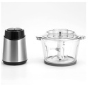 Arrow 2 Litre Glass Bowl Chopper 500W With Stainless Steel Double Blade, RO-FPW02L1