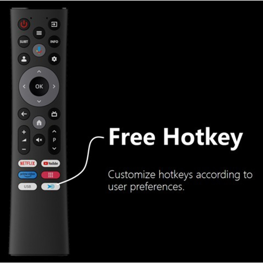 ARRQW 50 INCH QLED 4K GOOGLE TV 5.0, DOLBY VISION/ATMOS, DLG 120HZ, TV RO-50LCQ120