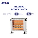 2400W Electric Heater with 6 Quartz Heating|RO-CP2600H