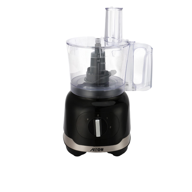ARROW FOOD PROCESSOR, BOWL 2.4L, BLACK+ DARK GREY COLOR - RO-07FPD