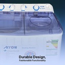 ARROW TWIN TUB SEMI-AUTOMATIC WASHING MACHINE, 10 KG, RO-11TTB