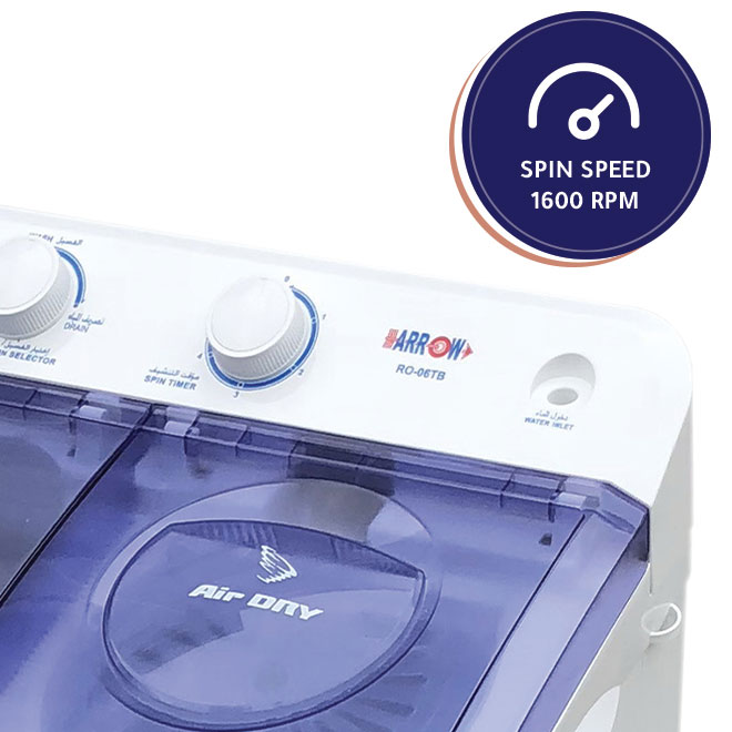ARROW  Twin tub Washing Machine 4.5Kg RO-06TTB