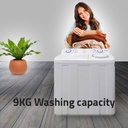 ARROW TWIN TUB SEMI AUTOMATIC WASHING MACHINE, 9 KG, RO-09KTM