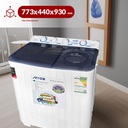 ARROW TWIN TUB SEMI AUTOMATIC WASHING MACHINE, 7 KG, RO-08TTB