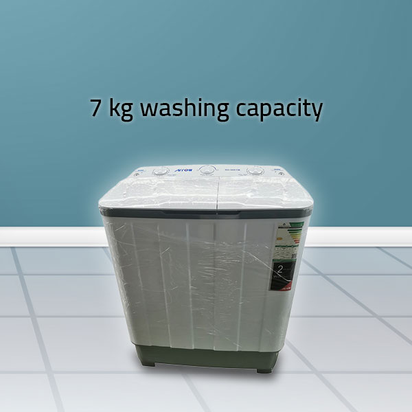 ARROW TWIN TUB SEMI AUTOMATIC WASHING MACHINE, 7 KG, RO-08KTM