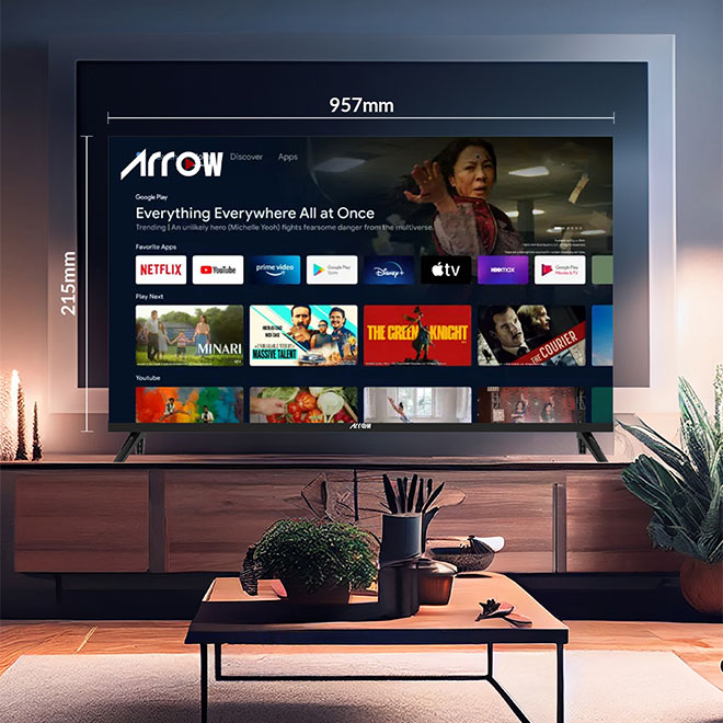 ARRQW 2K SMART LED TV RO-43LPS
