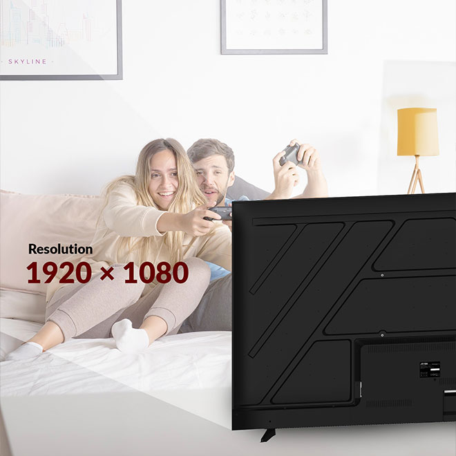 ARRQW 2K SMART LED TV RO-43LPS