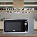 Arrow Microwave Oven 900W Digital Controller 23L Silver, RO-23MGS