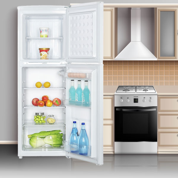 ARROW 138 LTR DOUBLE DOOR Refrigerator, 4.87 CU.FT | DEFROST Refrigerator| White color | Energy Saving | Inside LED lighting | 7 years Compressor warranty | Model Name: RO2-220L/210