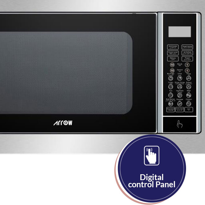 Arrow Microwave Built-in Oven Digital Silver 30L, RO-30MGSB