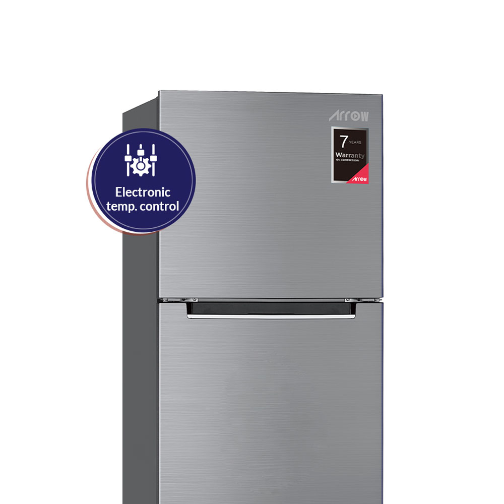 ARROW DOUBLE DOOR REFRIGERATOR, 12 CU.FT, 344 LITRE, NO FROST, SILVER, RO2-530NFS/520