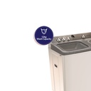 SAHM TWIN TUB SEMI AUTOMATIC WASHING MACHINE, 12 KG,SHM-13TTF