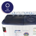 ARROW TWIN TUB SEMI AUTOMATIC WASHING MACHINE, 7 KG, RO-08TTB
