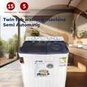ARROW TWIN TUB SEMI AUTOMATIC WASHING MACHINE, 7 KG, RO-08TTB