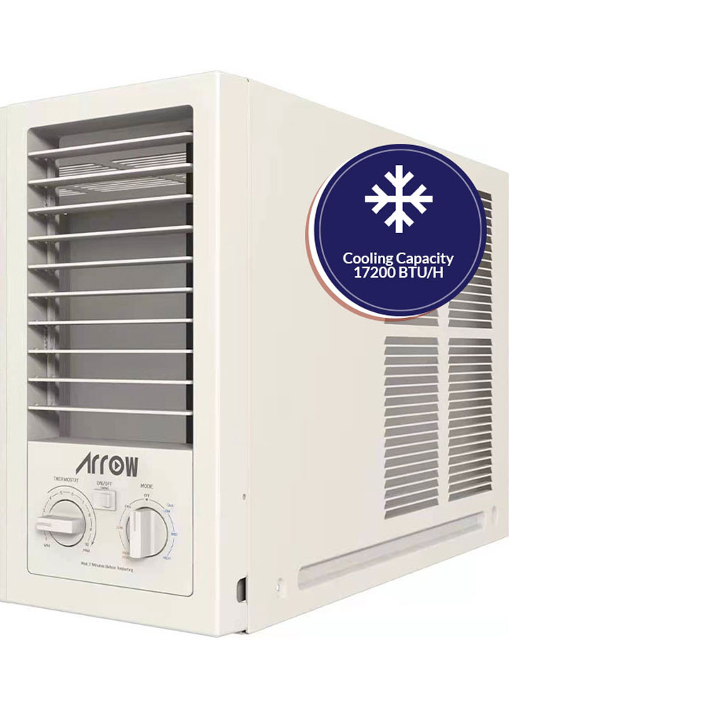 ARROW WINDOW AC, COOLING 17200 BTU & HEATING 2950BTU , RO-18WHH
