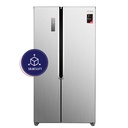 ARROW 532 LTR ARROW SIDE BY SIDE Refrigerator, 18.39 Feet | NOFROST | SILVER color RO2-820SNF