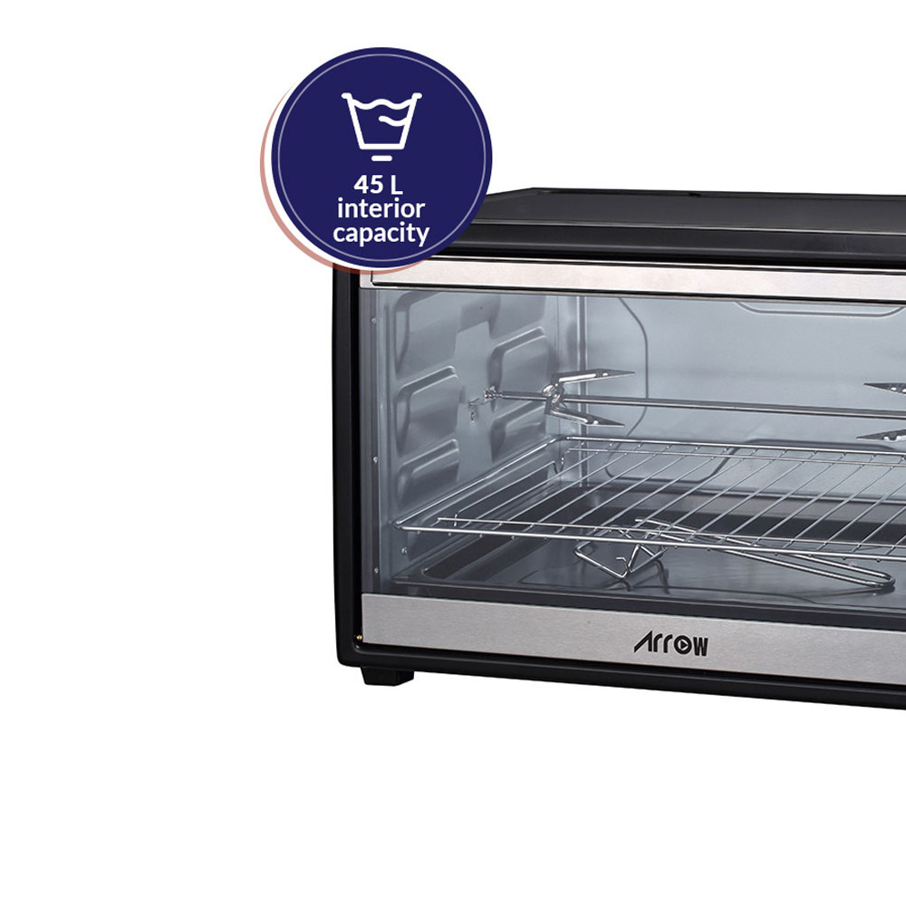 ARROW 45LTR OVEN ,Black, RO-45EOB