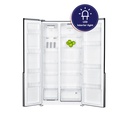 Aurora side by side refrigerator -Inox Color- No Frost - AR-840SNFT