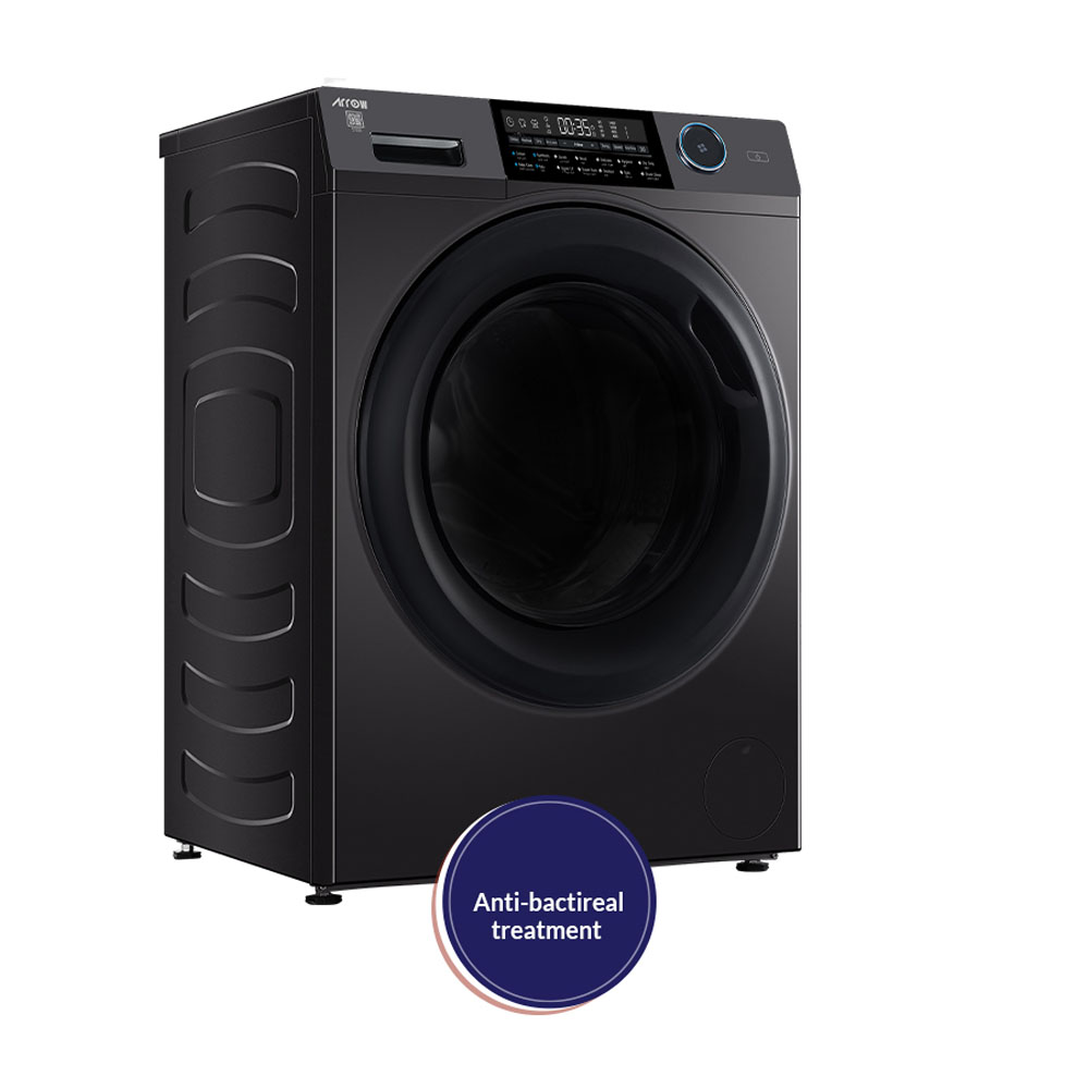 Front Load 12kg-8kg Dryer Silver Stainless RO-12FWDHS