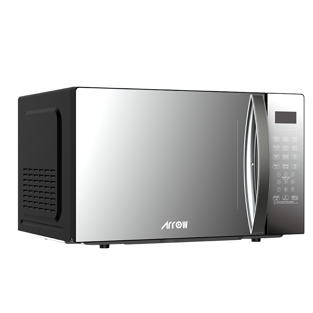 RO-42MWBG,Arrow, Silver, 42L Digital microwave with grill,1000W microwave output and 1000W grill power,10 microwave power levels,Mirror Glass
