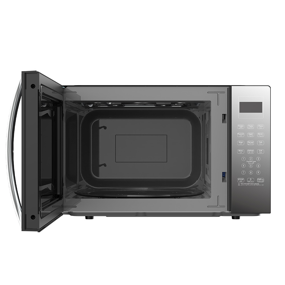 RO-42MWBG,Arrow, Silver, 42L Digital microwave with grill,1000W microwave output and 1000W grill power,10 microwave power levels,Mirror Glass