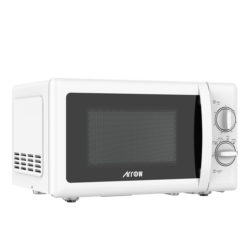 RO-20MW,Arrow, White,20L Mechanical microwave,700W microwave output power,5 microwave power levels
