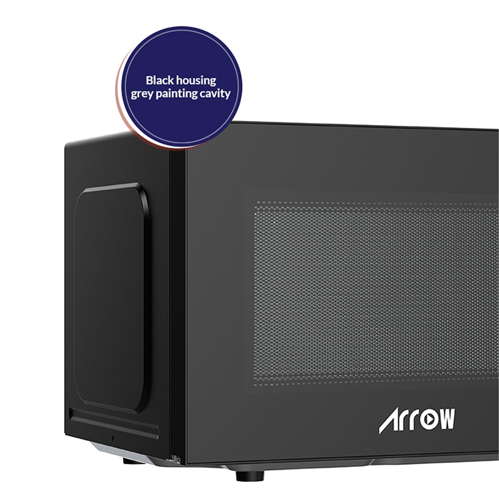 RO-20MWBD,Arrow, Black, 20L Digital microwave, 700W output power