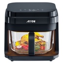 RO-06AFAO,ARROW BLACK AIR FRYER,5.5L,1200W,LED LIGHT, VISIBLE WINDOW