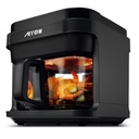 RO-06AFAO,ARROW BLACK AIR FRYER,5.5L,1200W,LED LIGHT, VISIBLE WINDOW