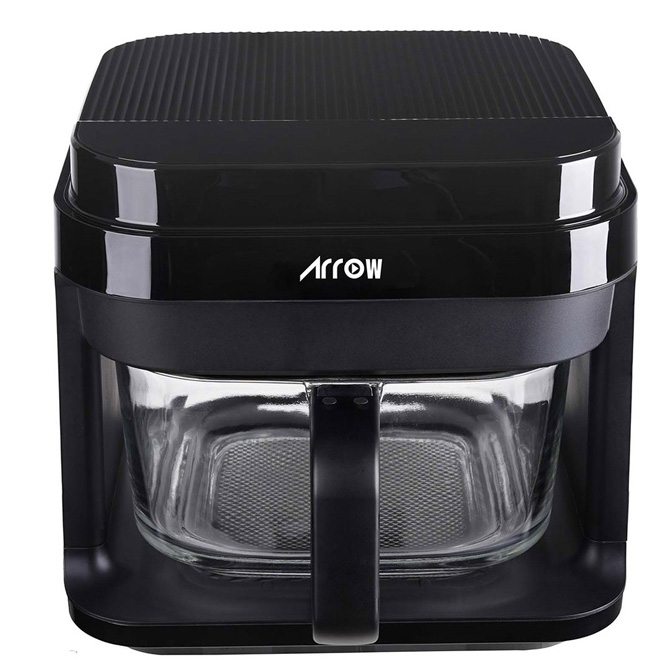 RO-06AFAO,ARROW BLACK AIR FRYER,5.5L,1200W,LED LIGHT, VISIBLE WINDOW