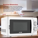 RO-20MW,Arrow, White,20L Mechanical microwave,700W output power