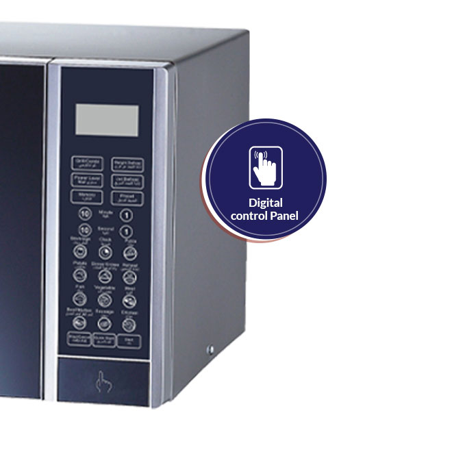Arrow Microwave Oven Digital Silver 30L, RO-30MGS