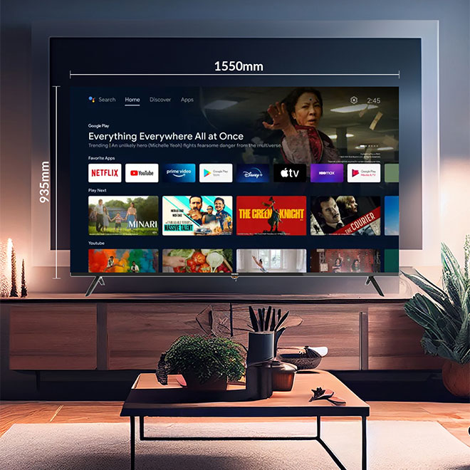 SAHM Android UHD LED TV 65 inches - SHM-65LKGS
