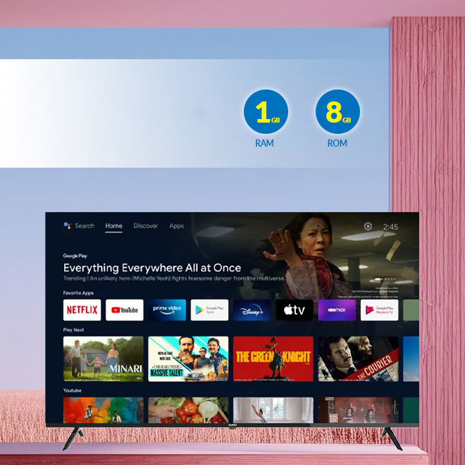 SAHM Android UHD LED TV 65 inches - SHM-65LKGS