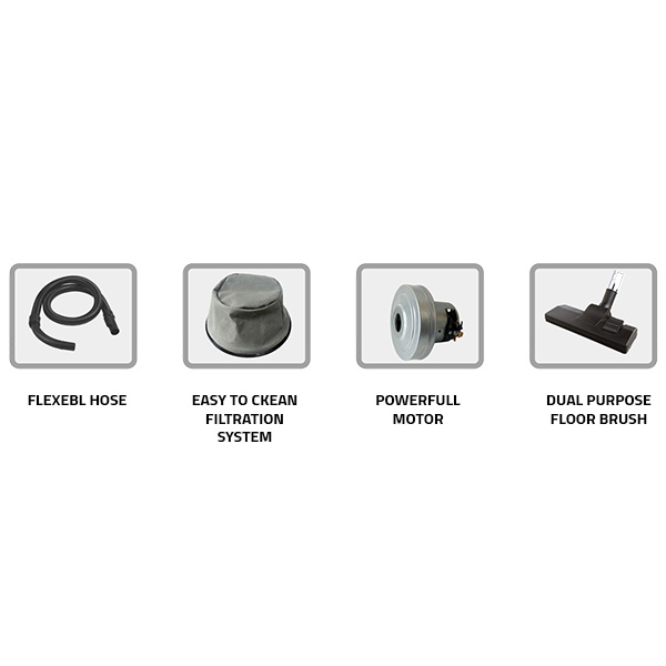AURORA VACUUM CLEANER 21 LITTER 2000W, AR-21VSY