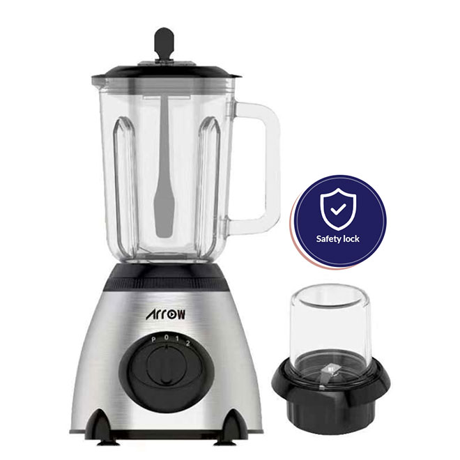 ARROW 1.5L 400WATTS BLENDER GLASS JAR STAINLESS STEEL BODY RO-15GBSY