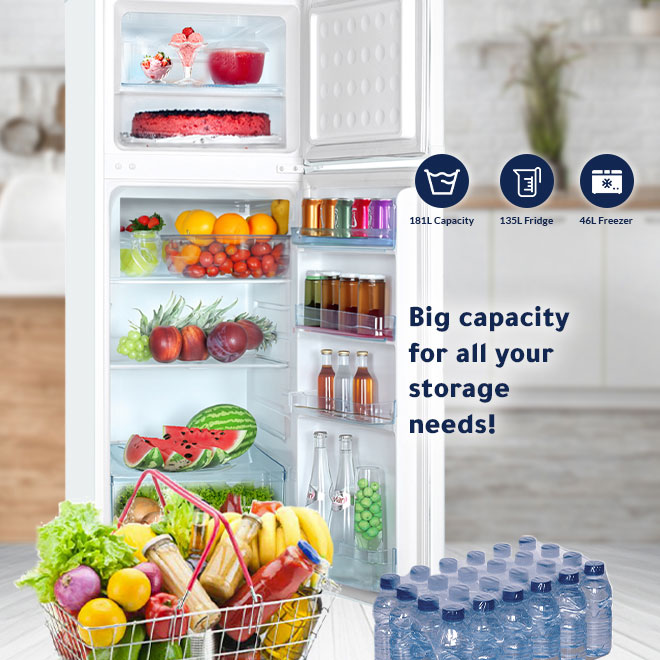 ARROW Refrigerator 181L, White, RO2-280L