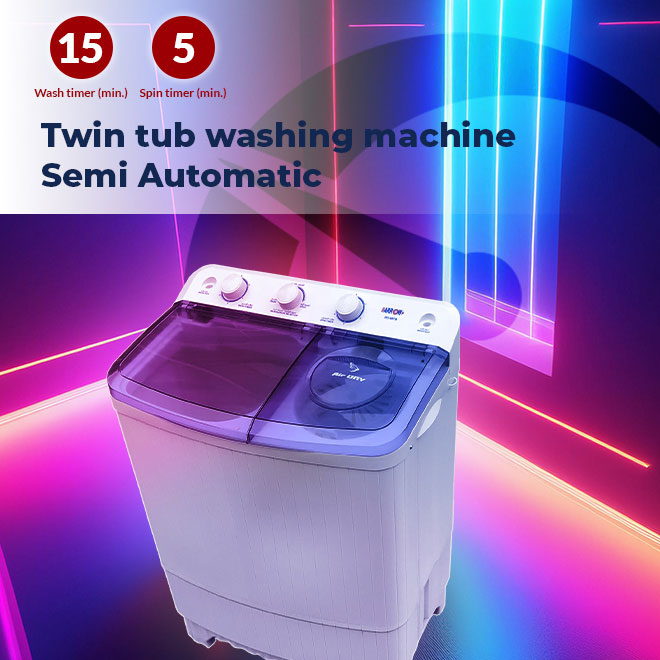 ARROW Twin tub Washing Machine 6Kg RO-07TTB