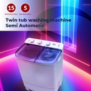 RO-06TTB, ARROW WHITE Twin tub Washing Machine 4.5Kg,1700RPM