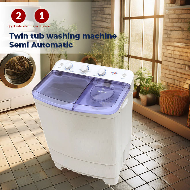 RO-06TTB, ARROW WHITE Twin tub Washing Machine 4.5Kg,1700RPM