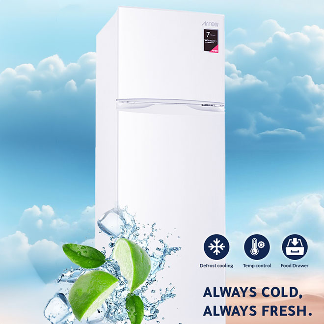 Arrow DOUBLE DOOR REFRIGERATOR 304L, 11 Feet RO2-490L